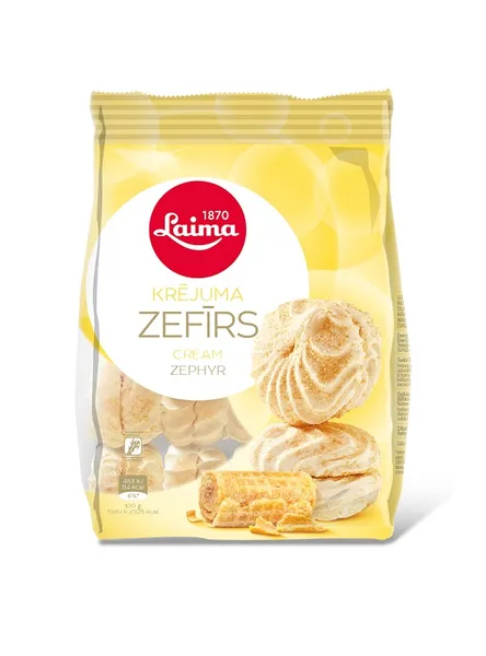 Zefīrs LAIMA krējuma 200g