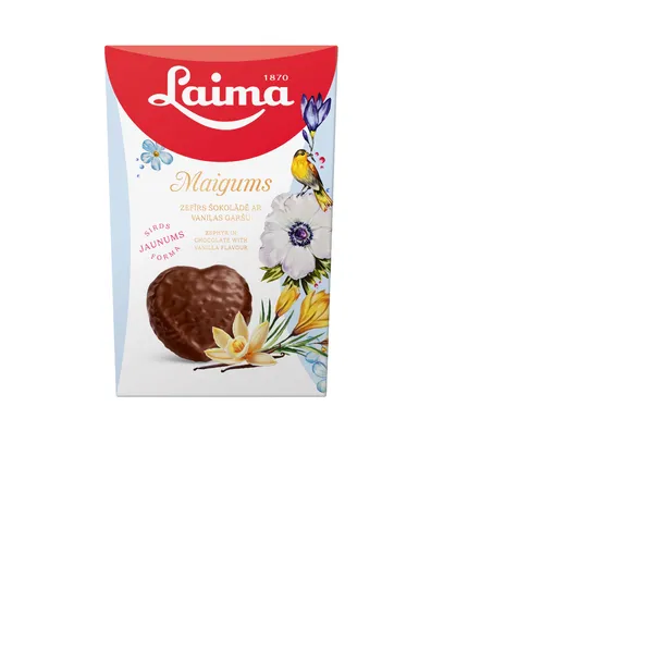 Sirdsformas zefīrs Maigums šokolādē 135g