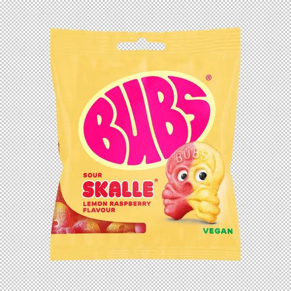 Želejkonfektes BUBS citronu-aveņu, 155g