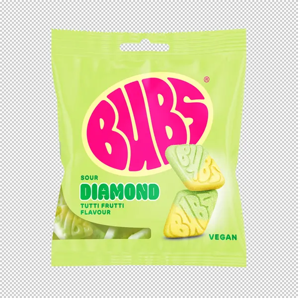 Želejkonfektes BUBS Tutti-Frutti, 155g