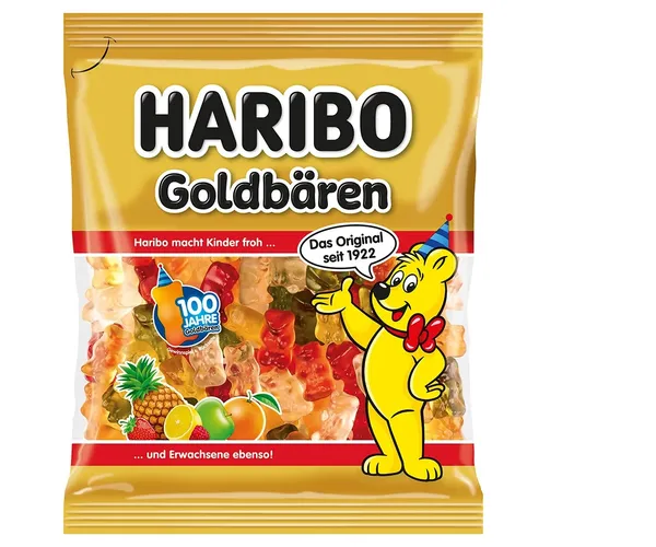 Košļājamās konfektes HARIBO Goldbear 175g