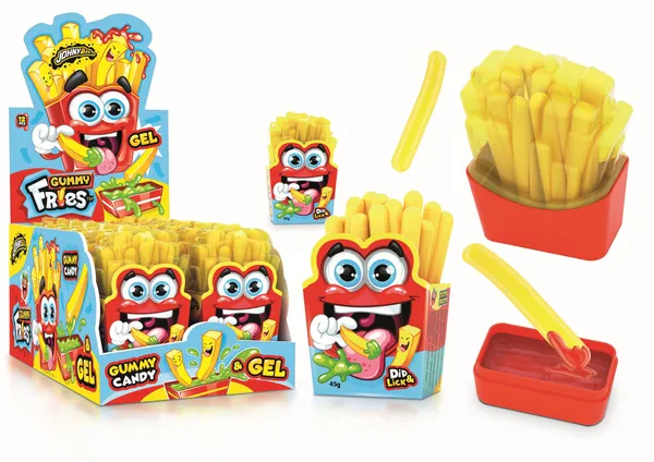 Želejkonfektes JOHNY BEE Fries, 45g