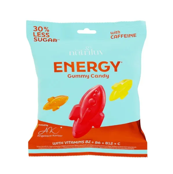 Želejkonfektes NUTRILUV Energy, 75g