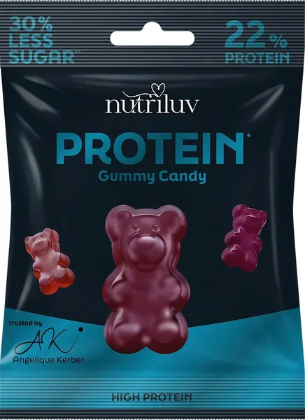 Želejkonfektes NUTRILUV Protein, 75g