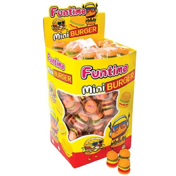 Želejkonfektes TROLLI Mini Burger, 10gx80gab