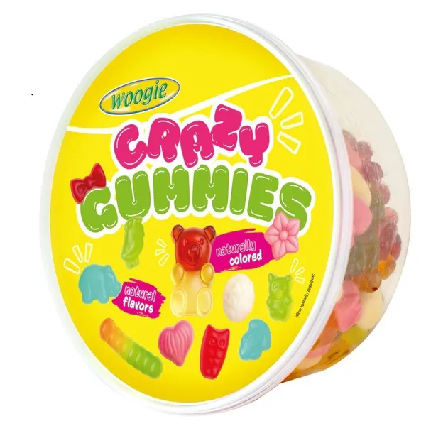 Želejkonfektes WOOGIE Crazy fruit, 1kg