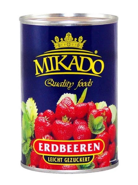 Zemenes MIKADO, vieglā sīrupā, 425ml