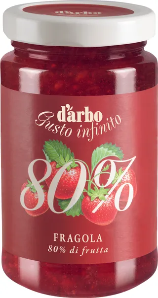Zemeņu ievārījums D'ARBO, 80%, 250g