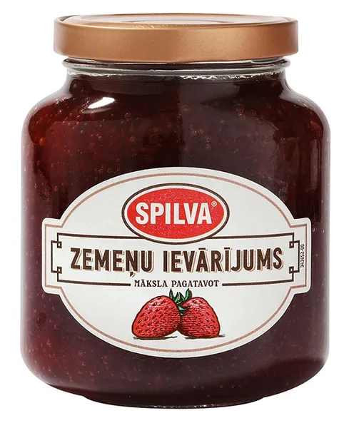 Ievārījums Zemeņu 362ml, Spilva