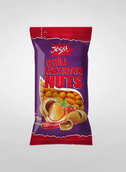 Zemesrieksti Jėga kraukšķīgā apvalkā ar čili garšu, 100g