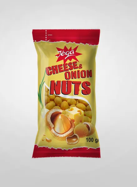 Zemesrieksti Jėga kraukšķīgā apvalkā ar siera un sīpolu garšu, 100g