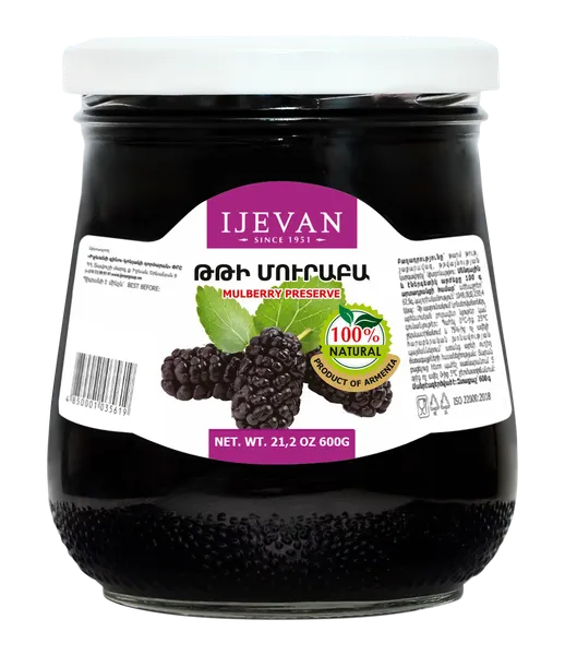Zīdkoka ievārījums IJEVAN, 600g