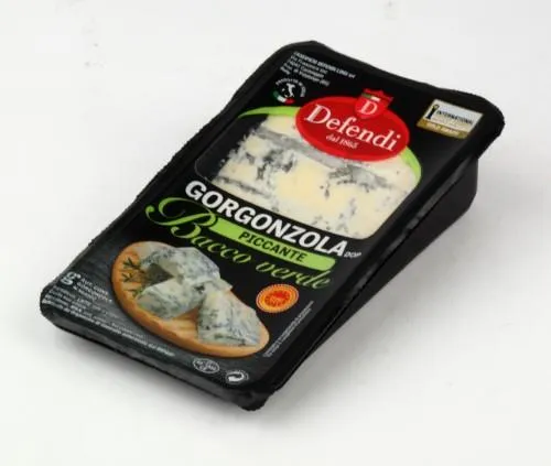 Zilā pelējuma siers IL BACO VERDE, Gorgonzola DOP, Pikants, 200 g, Itālija