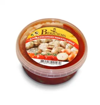 Zivju frikadeles tomātu mērcē 300g, Bērzciems