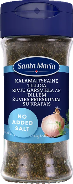 Zivju garšviela ar dillēm, bez pievienota sāls 23g, Santa Maria