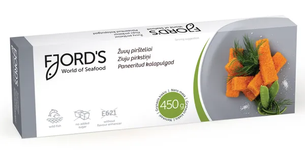 Zivju pirkstiņi FJORD'S, 450g, saldēti