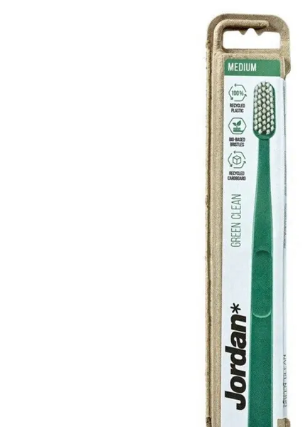 Zobu birste JORDAN Green Clean, Medium