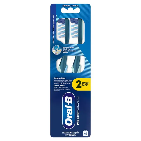 Zobu birste ORAL-B Pro-Expert Advanced, Deep Clean, Medium, 2gb