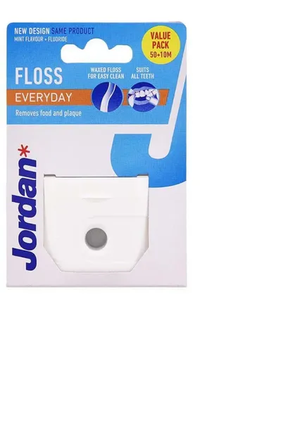Zobu diegs JORDAN Everyday Floss, 50m+10m
