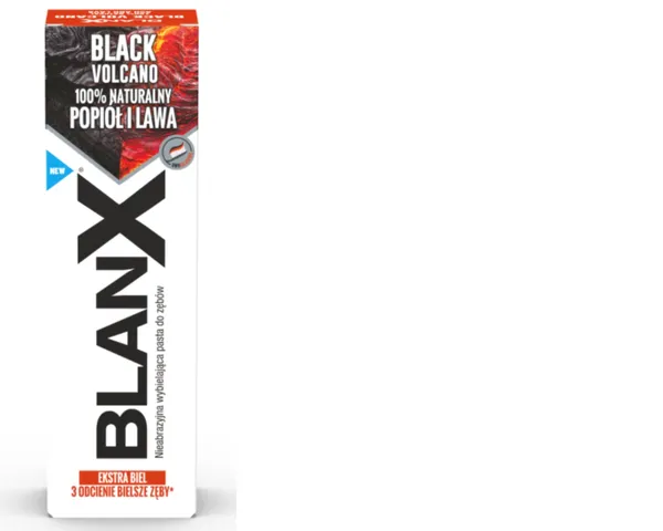 Zobu pasta Blanx Vulcano Black balinoša 75ml