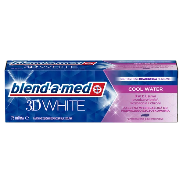 Zobu pasta BLEND A MED 3D WHITE Cool Water, 75ml