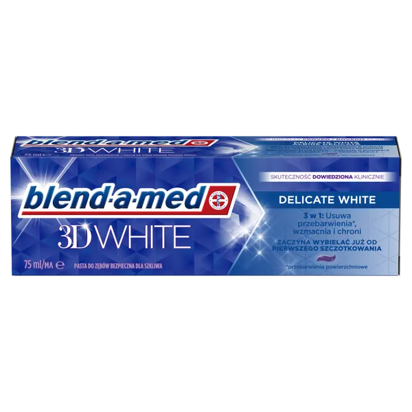 Zobu pasta BLEND A MED 3D WHITE Delicate White, 75ml