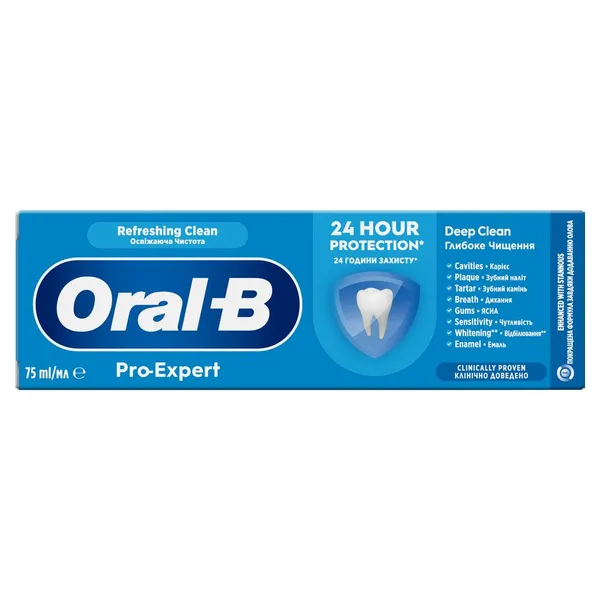 Zobu pasta ORAL-B Pro Expert, Refreshing Clean, 75ml
