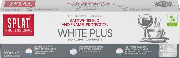 Zobu pasta SPLAT Professional White Plus, 100ml