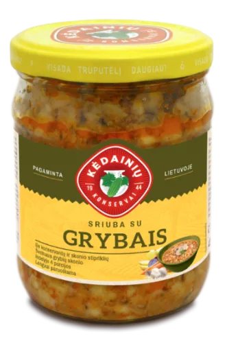 Zupa ar sēnēm KĖDAINIŲ, 480g