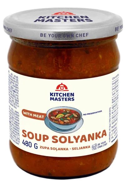 Zupa KITCHEN MASTERS, Soļanka, 480g