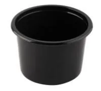 Zupas trauki PP 500ml , melni, D 11.5cm, 0.5kg, 50gab