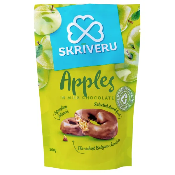 Āboli piena šokolādē SKRĪVERU 100g