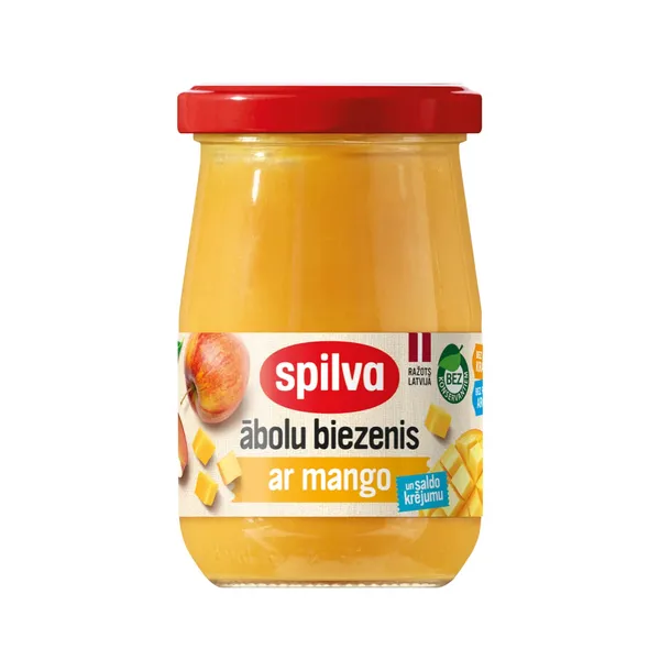Ābolu biezenis Spilva ar mango un saldo krējumu 300g