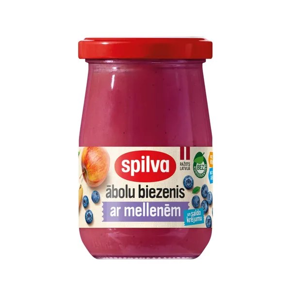 BIEZENIS SPILVA ĀBOLU AR MELLENĒM UN SALDO KRĒJUMU 300G