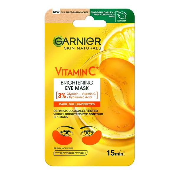 Acu maska Garnier Vitamin C izgaismojoša 5g