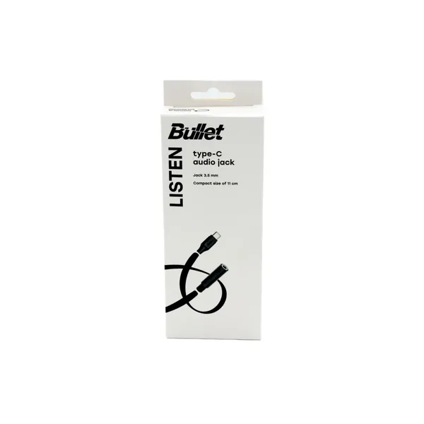 Adapteris Bullet Type C Audio 3,5mm