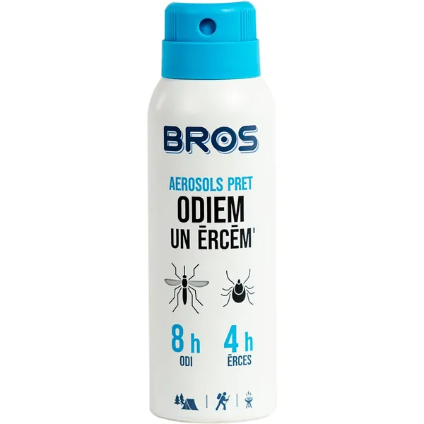 Aerosols Pret Odiem Un Ērcēm Bros 90ml