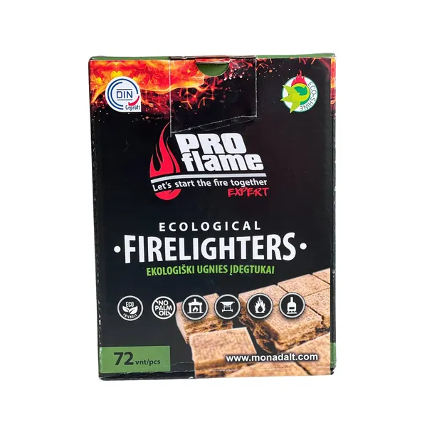 Aizdedzinātāji PROflame EXPERT 72pc