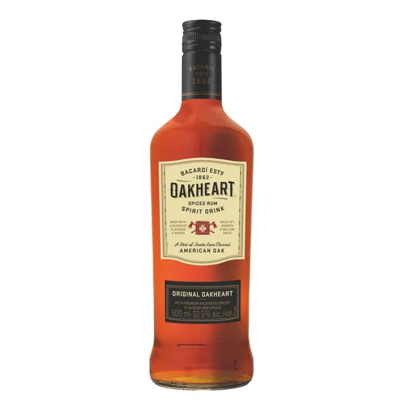 Alkoholiskais dzēriens Oakheart Original Spiced 32,5% 0,5l