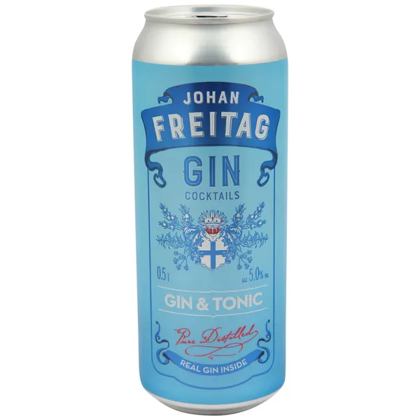 Alkoholiskais kokteilis John Freitag Gin&Tonic 5% 0,5l