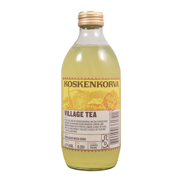 Alkoholisks kokteilis Koskenkorva Village tea 4,7% 0,33l