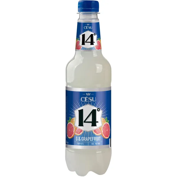 Alkoholiskais kokteilis Cēsu Gin&Grapefruit 14% 0,5l