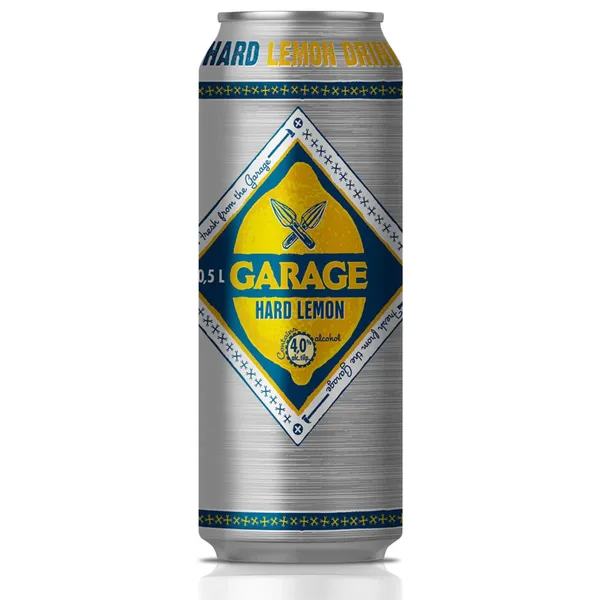 Alkoholiskais kokteilis Garage Hard Lemon 4% 0,5l