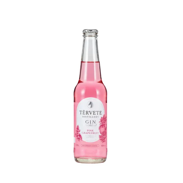 Alkoholiskais kokteilis Tērvete Gin & Pink grapefruit 9,8% 0,33l