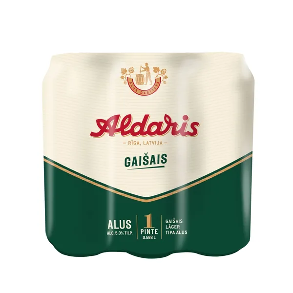 Alus Aldaris gaišais 6x0,568l