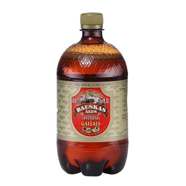 Alus BAUSKAS gaišais 4,8% 1L PET D