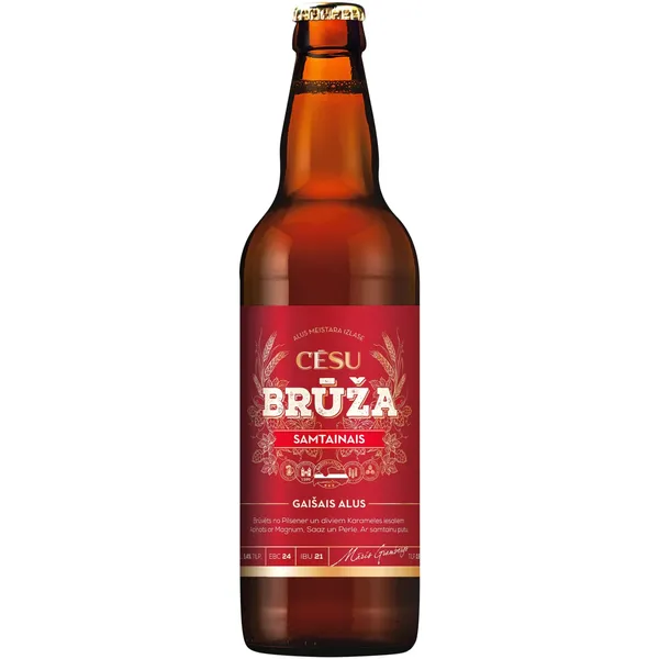 Alus Cēsu Brūža Samtainais 5,4% 0,5l