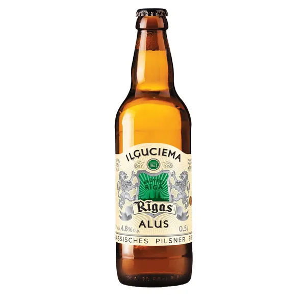 Alus IĻĢUCIEMA Rīgas 4,8% 0,5L D