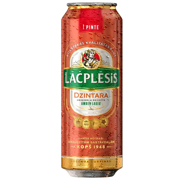 Alus Lāčplēsis Dzintara 4,6% 0,568l