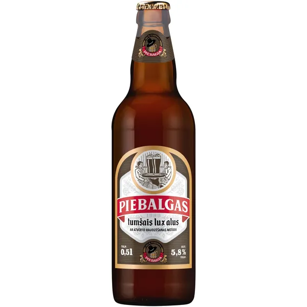 Alus Piebalgas Lux tumšais 5,8% 0,5l